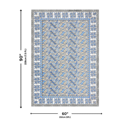 Peacock Grace & Sandstone Glory 240 TC Pure Cottong Single Bedsheet Combo