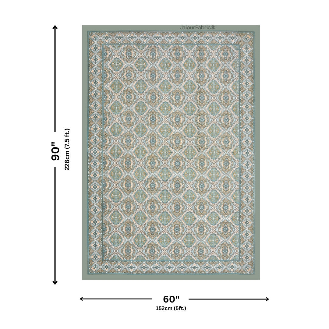 Royal Charm & Desert Flame 240 TC Pure Cottong Single Bedsheet Combo