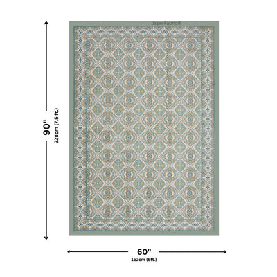 Royal Charm & Desert Flame 240 TC Pure Cottong Single Bedsheet Combo