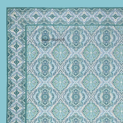 Camel Safari & Mughal Mosaic 240 TC Pure Cottong Single Bedsheet Combo