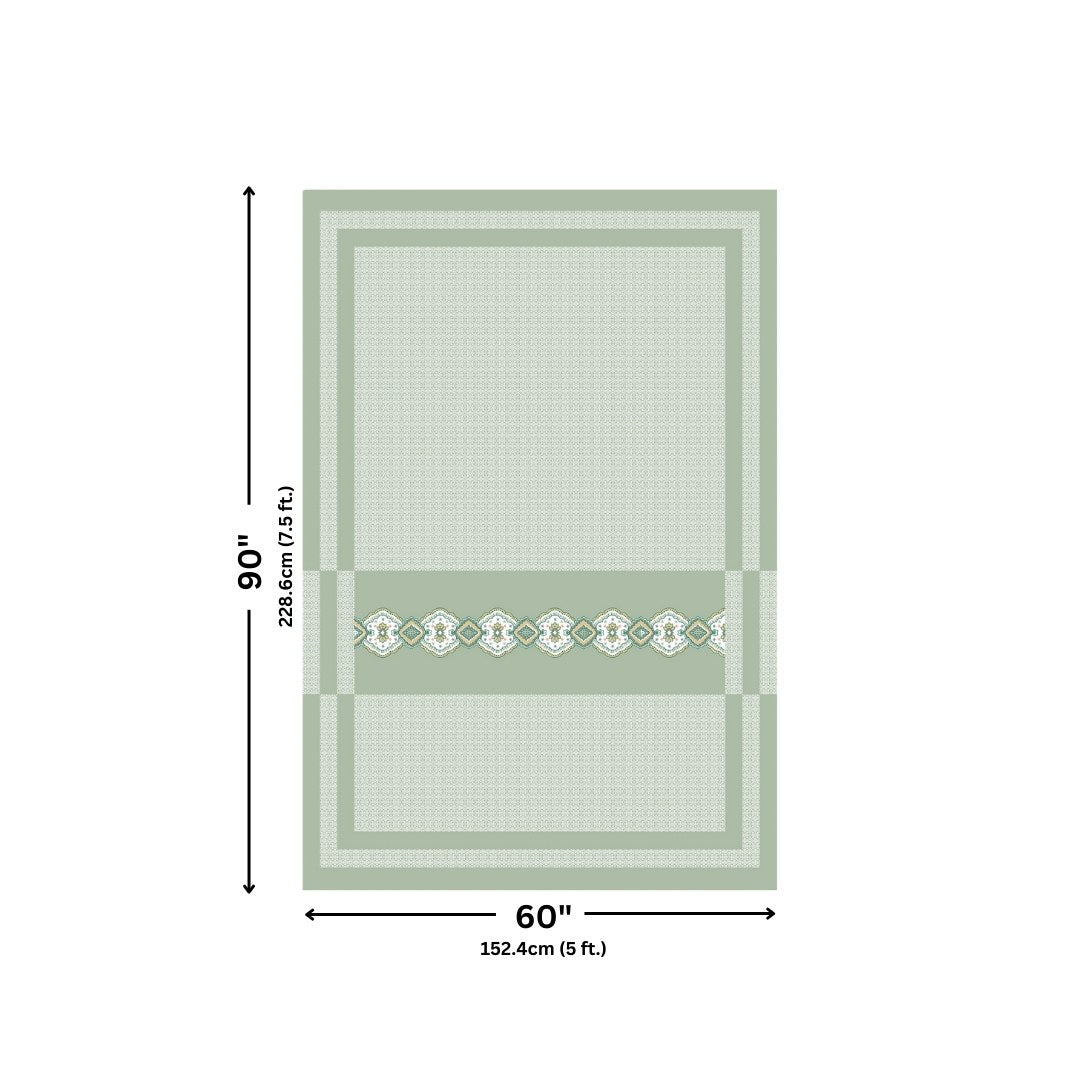Light Green Oasis Pure Cotton Single BedSheet