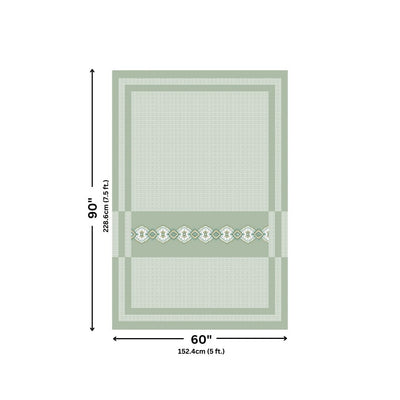 Light Green Oasis Pure Cotton Single BedSheet