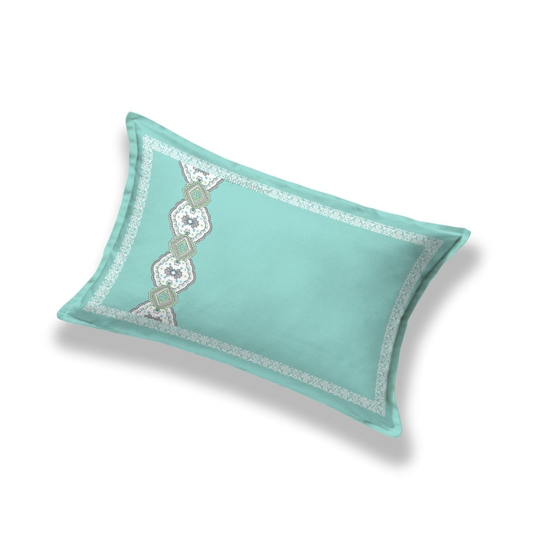 Sea Green Oasis Pure Cotton Single BedSheet