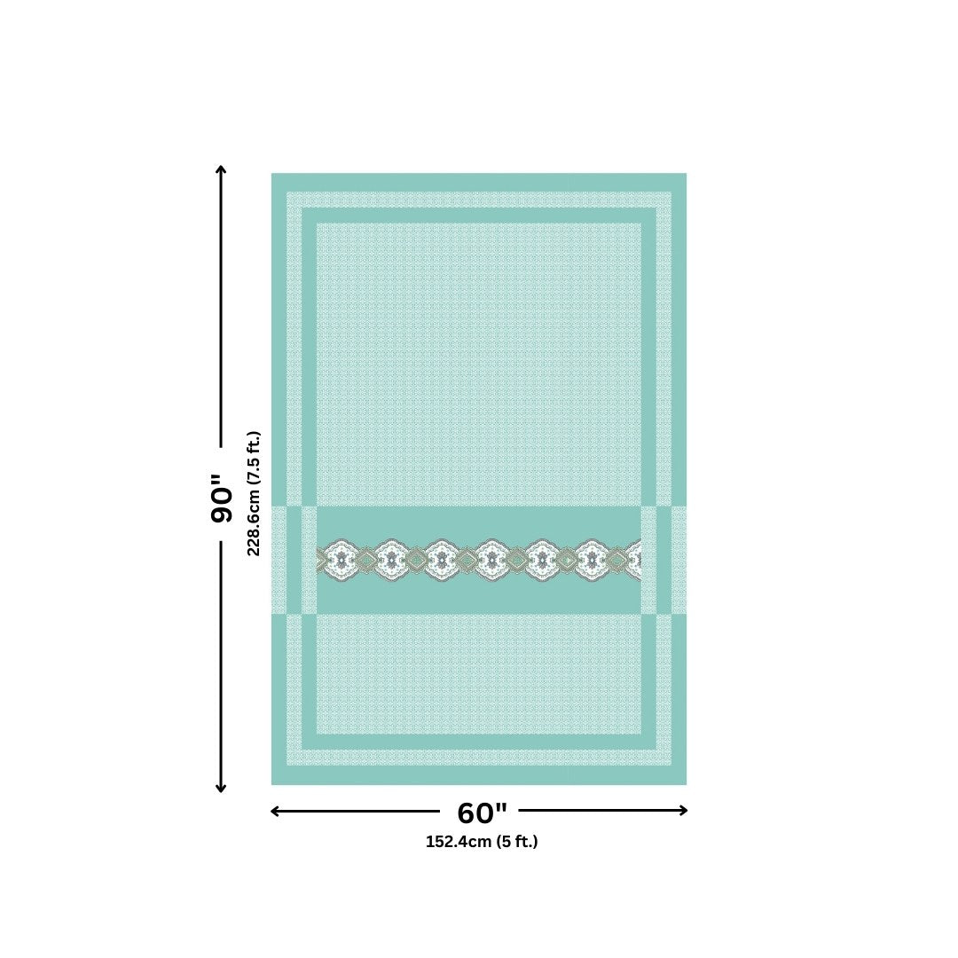 Sea Green Oasis Pure Cotton Single BedSheet