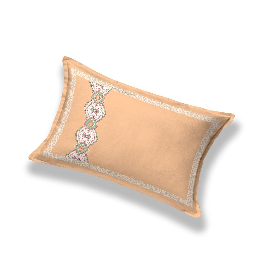 Peach Oasis Pure Cotton Single BedSheet