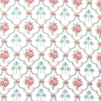 Paradise Rose Arch Block Print Single Bedsheet