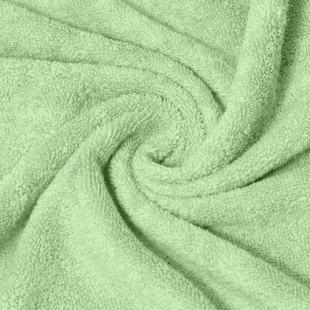 Green Terry Cotton 500 GSM Bath Towel