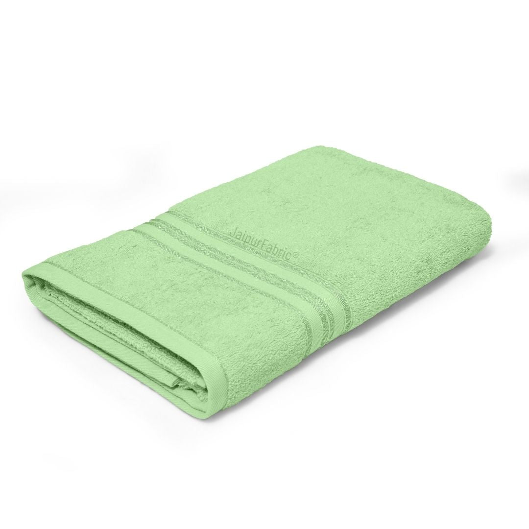 Green Terry Cotton 500 GSM Bath Towel