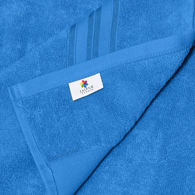 Blue Terry Cotton 500 GSM Bath Towel
