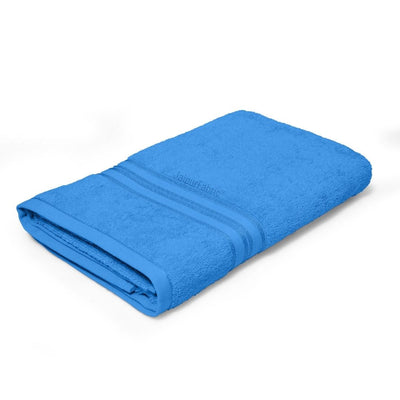 Blue Terry Cotton 500 GSM Bath Towel