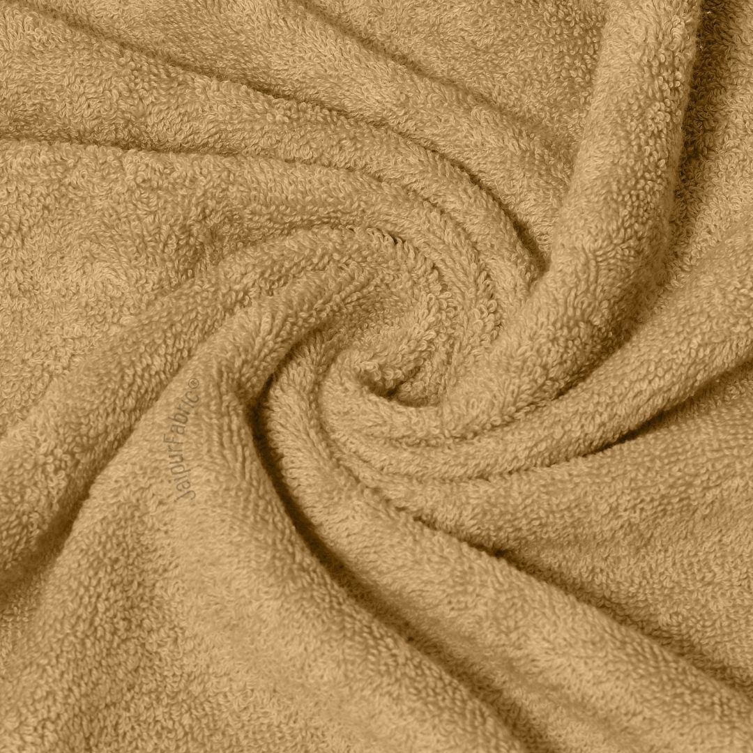 Beige Terry Cotton 500 GSM Bath Towel