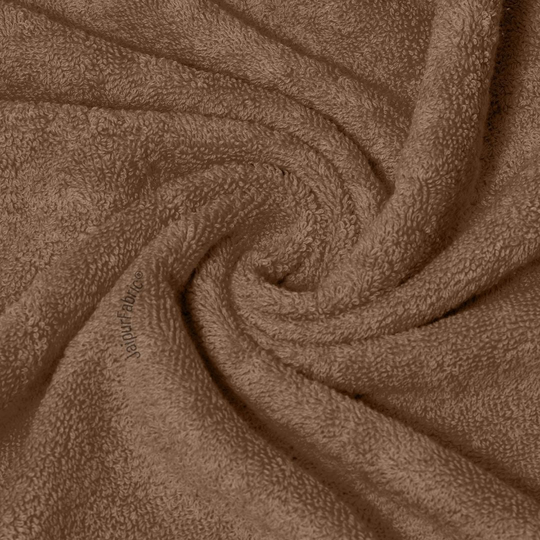 Brown Terry Cotton 500 GSM Bath Towel