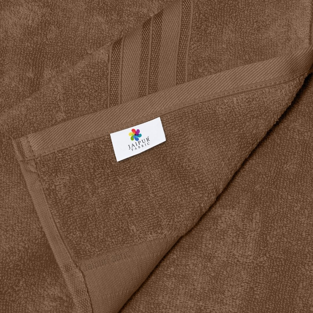 Brown Terry Cotton 500 GSM Bath Towel