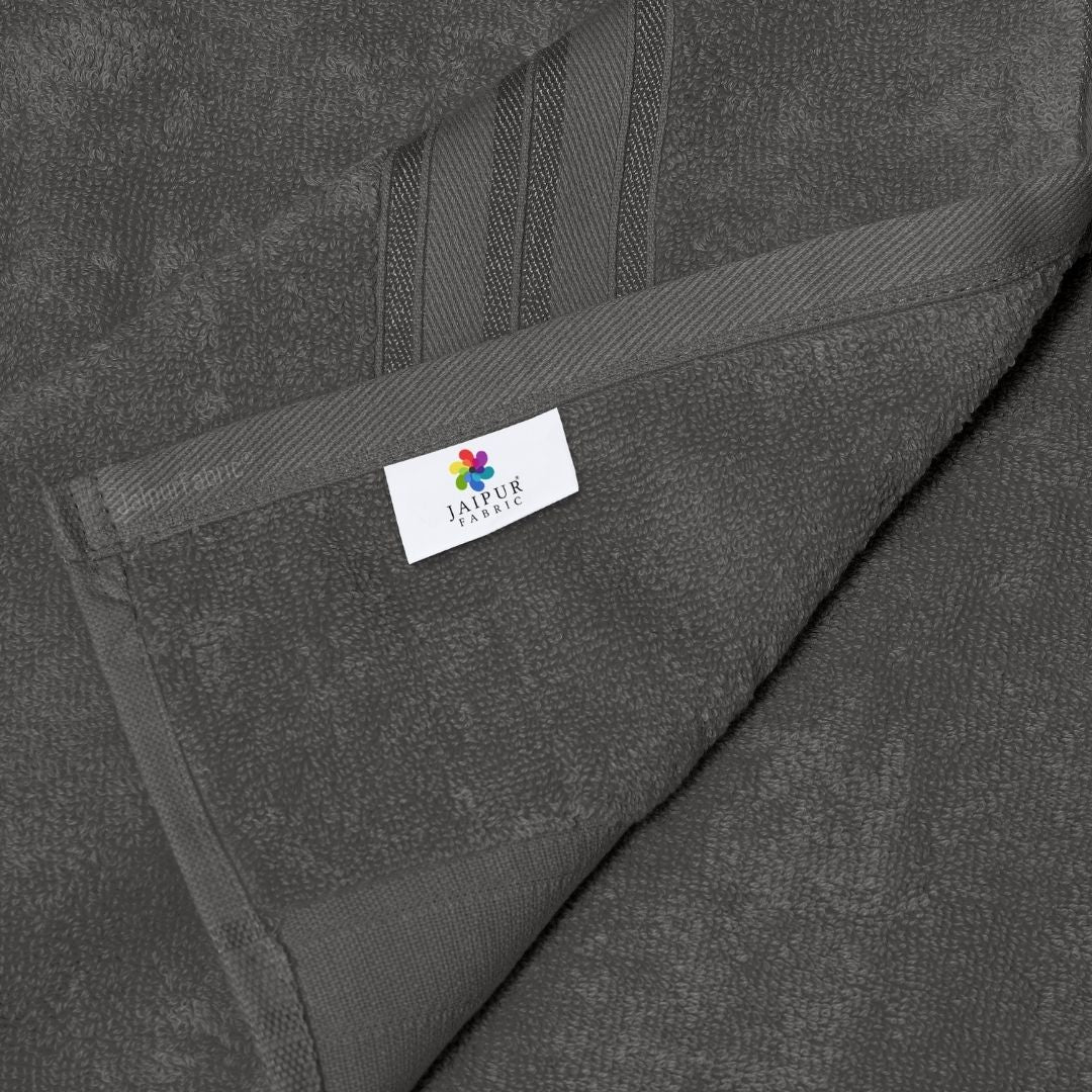Dark Grey Terry Cotton 500 GSM Bath Towel