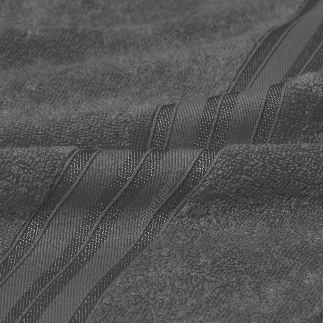 Dark Grey Terry Cotton 500 GSM Bath Towel