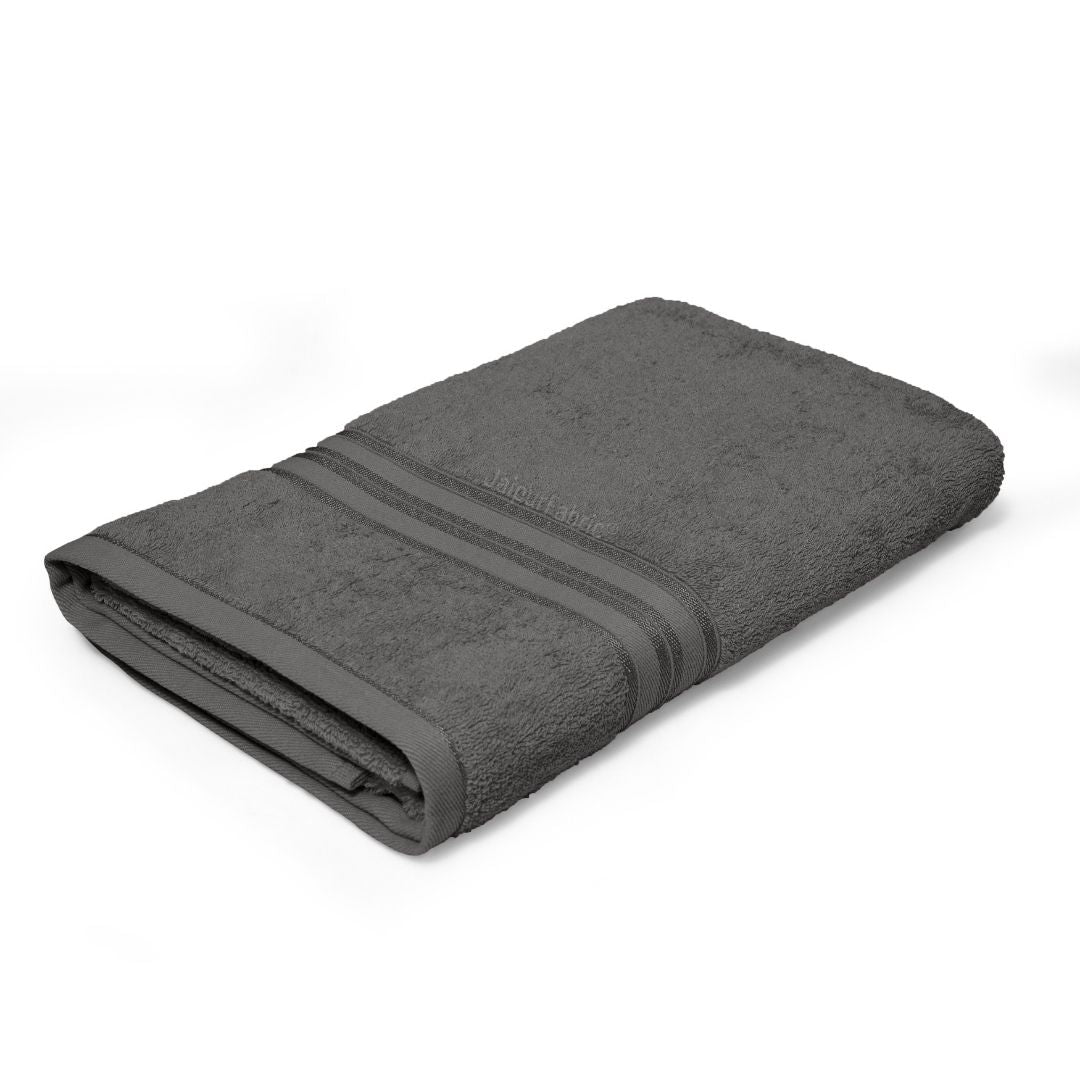 Dark Grey Terry Cotton 500 GSM Bath Towel