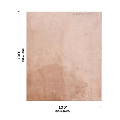 Elegant Blush Pink Super Soft Velvet Double Bedsheet with Matching Pillow Covers