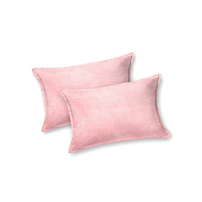 Soft Rose Super Soft Velvet Double Bedsheet with Matching Pillow Covers