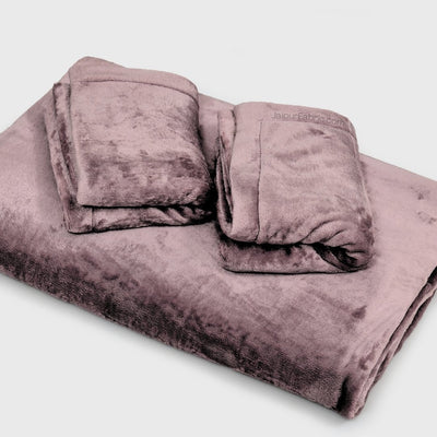 Rustic Rose Super Soft Velvet Double Bedsheet with Matching Pillow Covers
