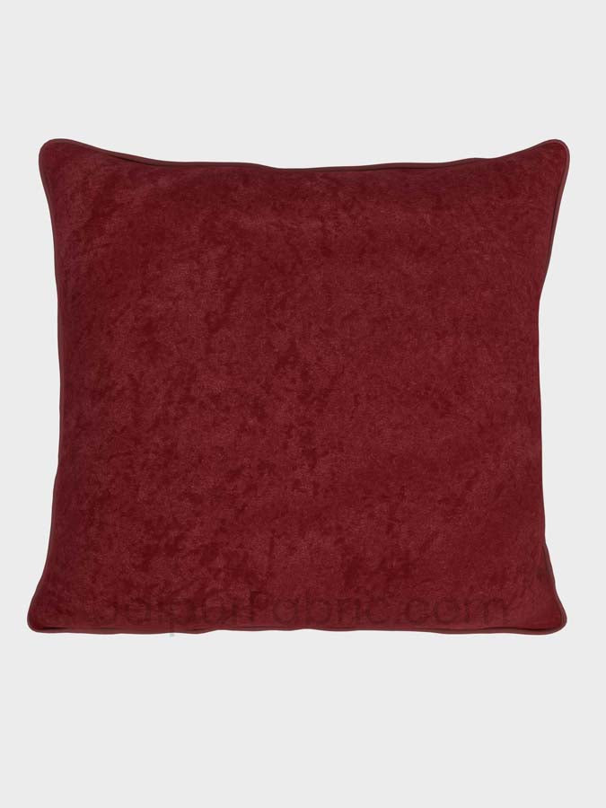 Maroon Decorative Super Soft Velvet Cushion Cover