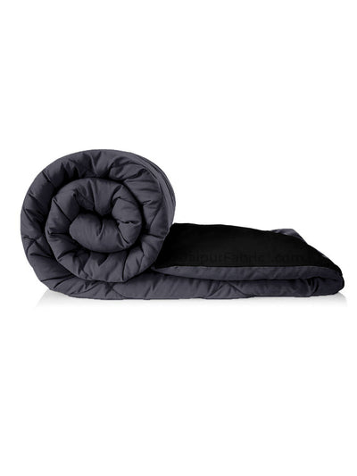 Grey-Black Double Bed Comforter