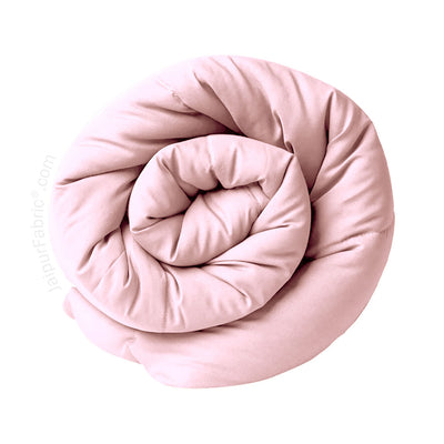 Pale Pink & Dark Grey Double Bed Comforter