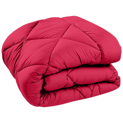 Red-Lemon Green  Double Bed Comforter