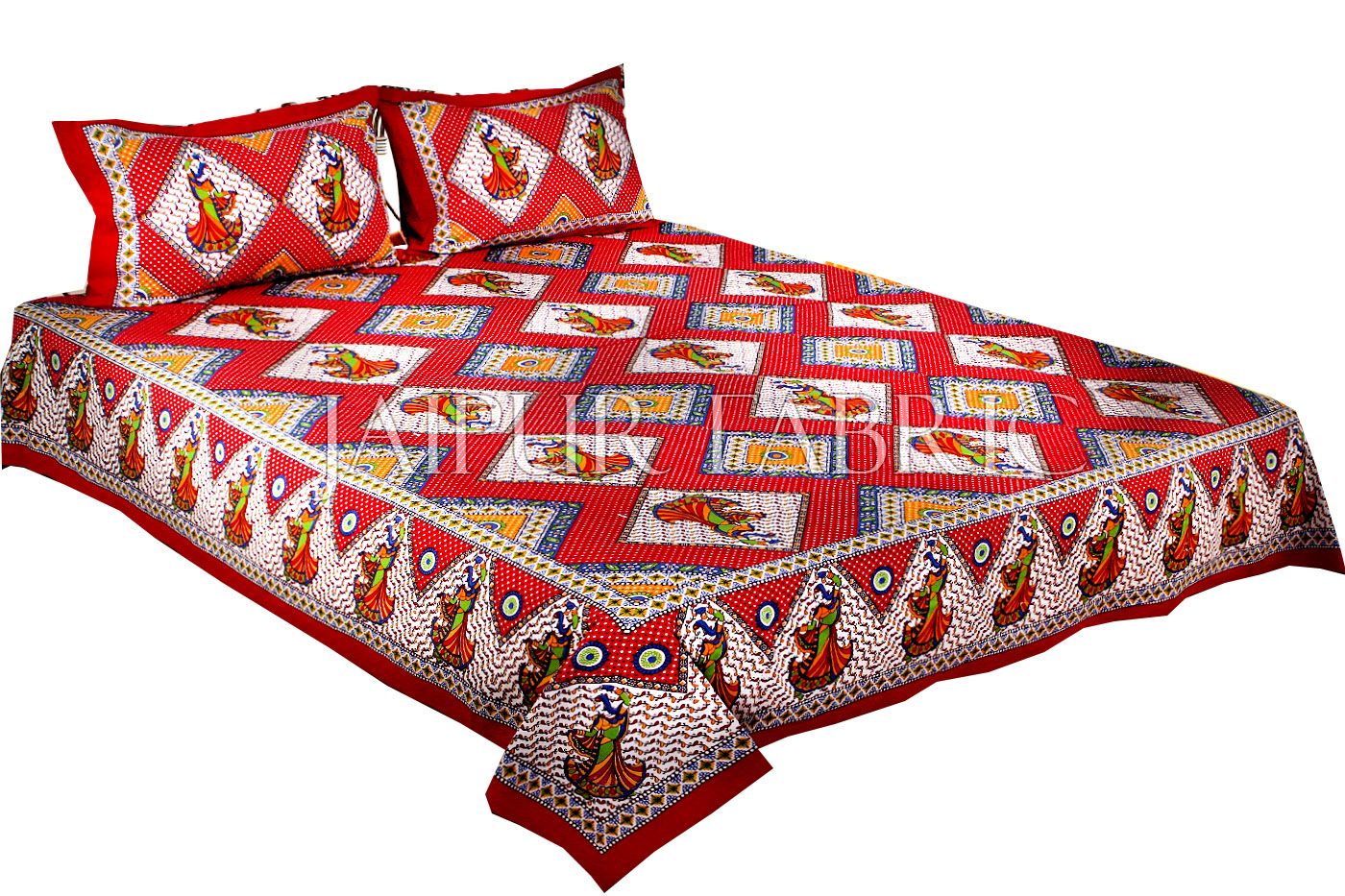 COMBO29 - Set of 3 Double Bedsheets with 6 Pillow Covers