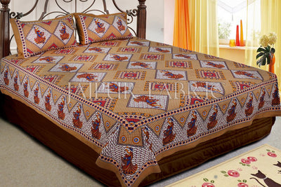 COMBO34 - Set of 3 Double Bedsheets with 6 Pillow Covers