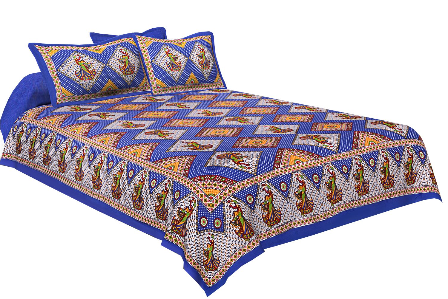 COMBO26 - Set of 3 Double Bedsheets with 6 Pillow Covers