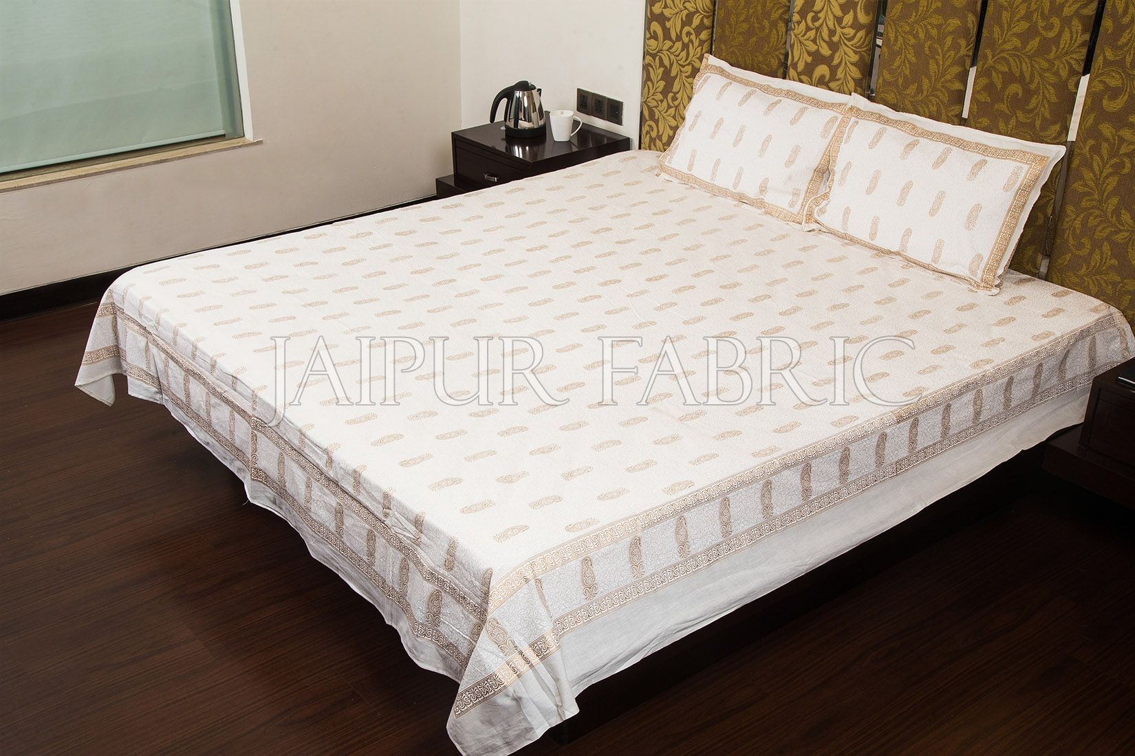COMBO12 - Set Of Double Bed Sheet and Single Bed Sheet