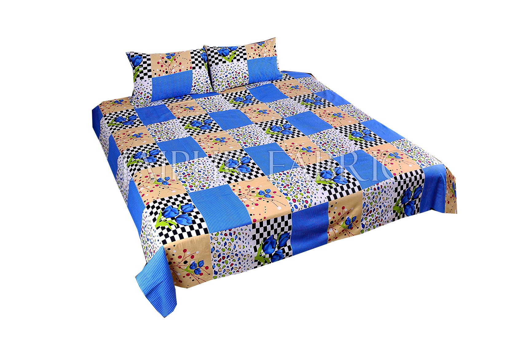 COMBO28 - Set of 3 Double Bedsheets with 6 Pillow Covers