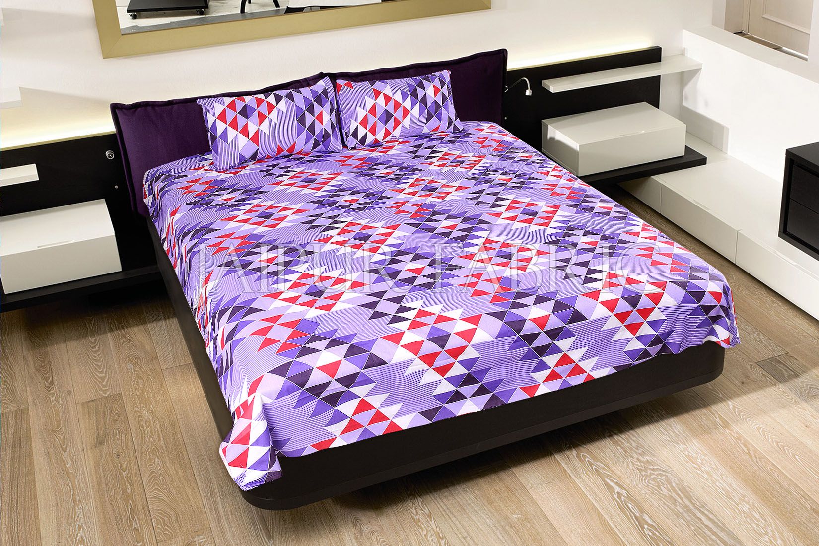 COMBO34 - Set of 3 Double Bedsheets with 6 Pillow Covers