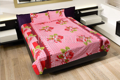 COMBO34 - Set of 3 Double Bedsheets with 6 Pillow Covers