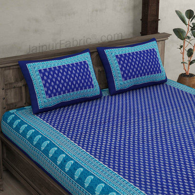 Screen Print Cotton Double Bedsheet – Choose Your Favorite Border & Design