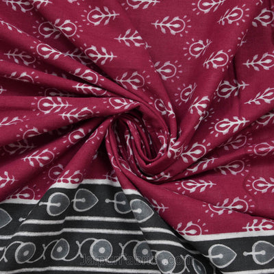 Screen Print Cotton Double Bedsheet – Choose Your Favorite Border & Design