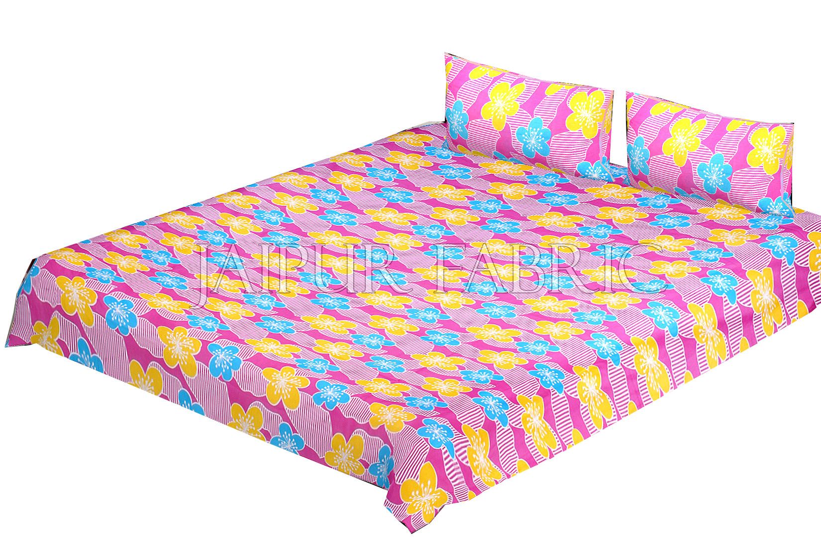 COMBO28 - Set of 3 Double Bedsheets with 6 Pillow Covers