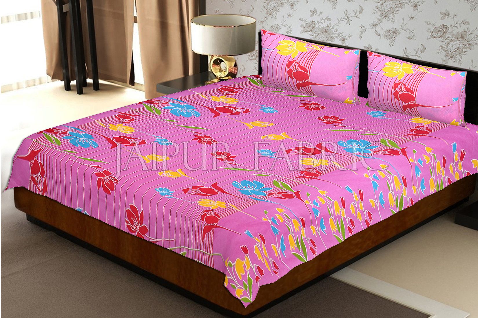 COMBO33 - Set of 3 Double Bedsheets with 6 Pillow Covers