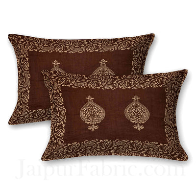 Khadi Print Hand Block Work Silk Double Bedsheet – Choose Your Favorite Color