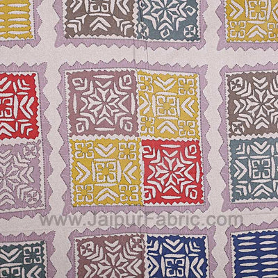 Katha Barmeri Print Double Bedsheet – Choose Your Style, Light or Dark