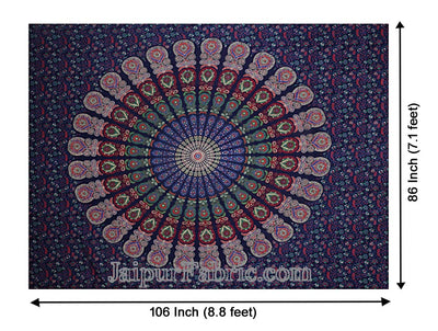 Mandala Bedsheet Tapestry Combo of 4