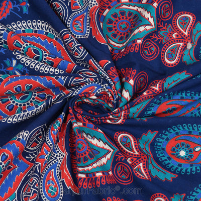 Mandala Tapestry Pure Cotton Double Bedsheet – A Touch of Tradition & Elegance- Pick Your Perfect Color
