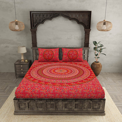 Mandala Harmony Pure Cotton Bedsheet – Pick Your Perfect Color