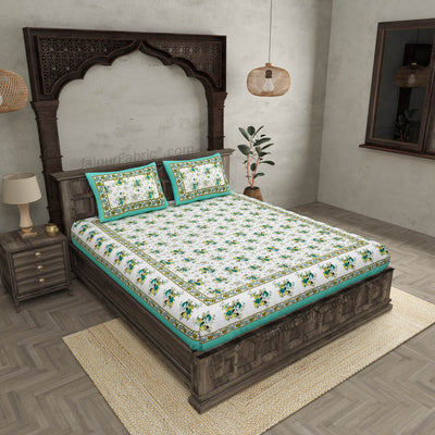 Elegant Cotton Bliss 4 Bedsheets + 8 Pillow Covers Set