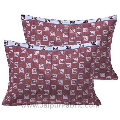 Designer's Dream Multicolor Double Bed Set with 8 Pillow Covers