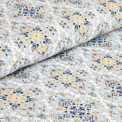 Modern Tradition Grey Jaipur Fabric Double Bed Sheet