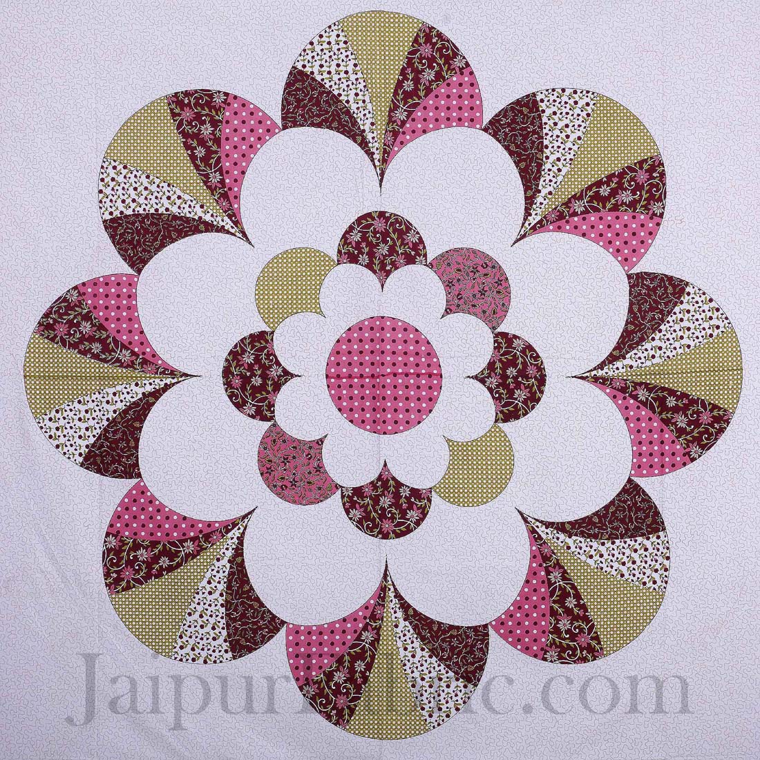 Garden By The Bay Pink Double Bedsheet