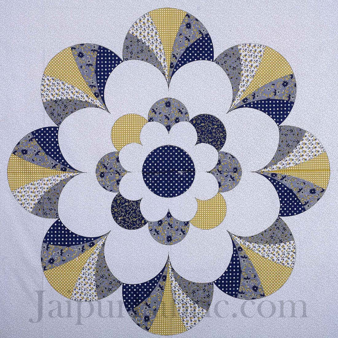 Garden By The Bay Blue Double Bedsheet