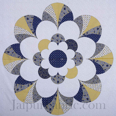 Garden By The Bay Blue Double Bedsheet