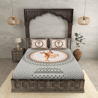Cozy Comfort Cotton 4 Bedsheets + Pillow Covers for Double Beds